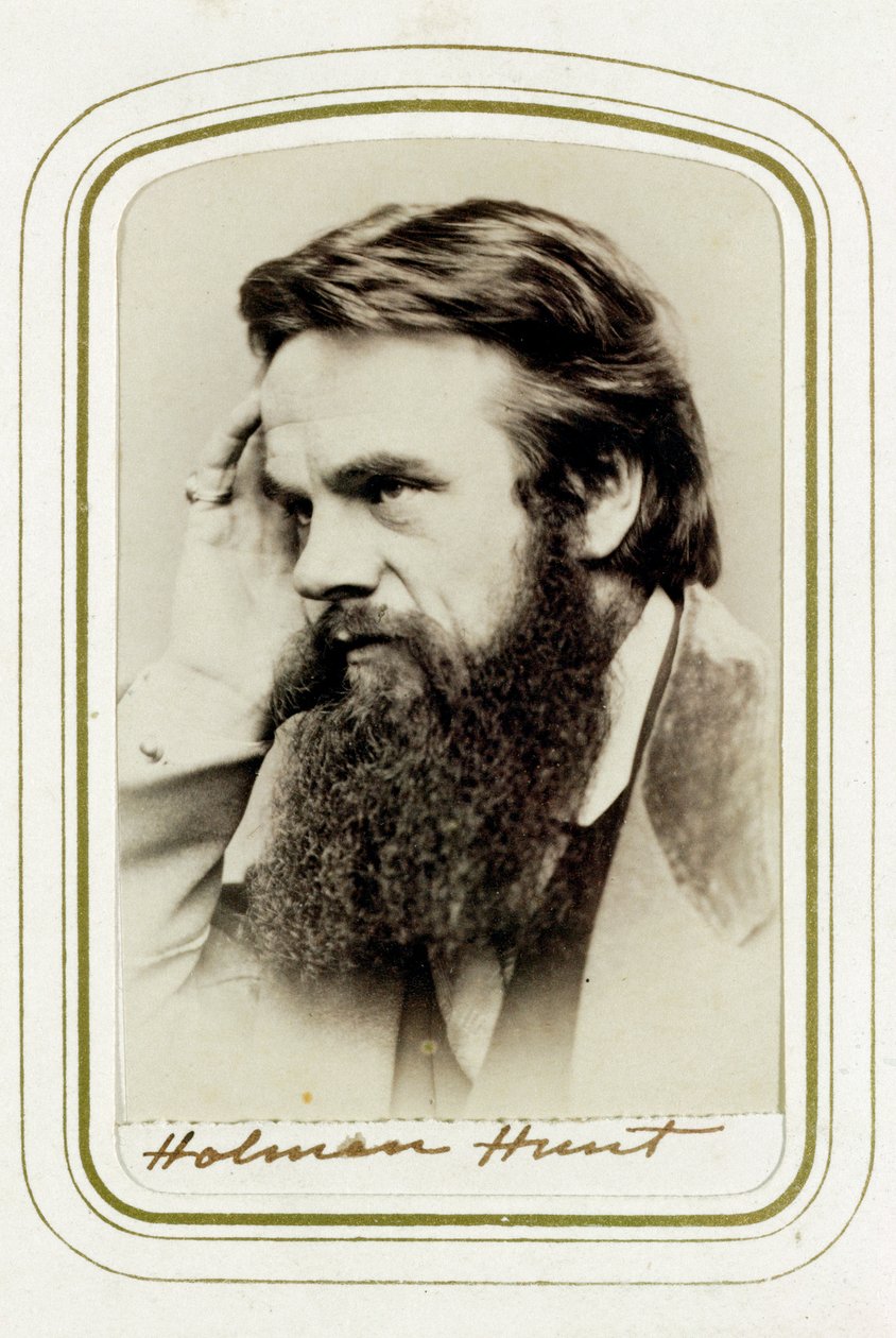 William Holman Hunt, Engelse kunstenaar door Elliott and Fry