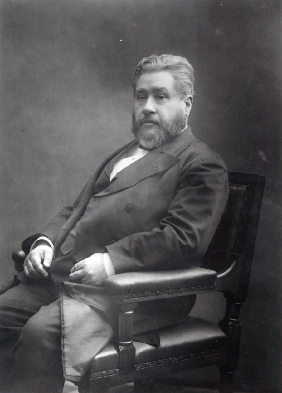 Dominee Charles Haddon Spurgeon door Elliott und Fry Studio