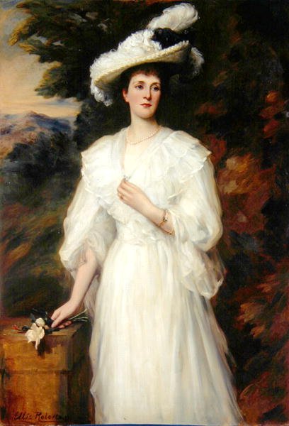 Portret van Edith, Lady Cunard door Ellis William Roberts