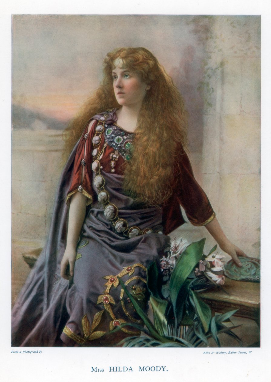 Hilda Moody, Britse actrice, 1901 door Ellis and Walery