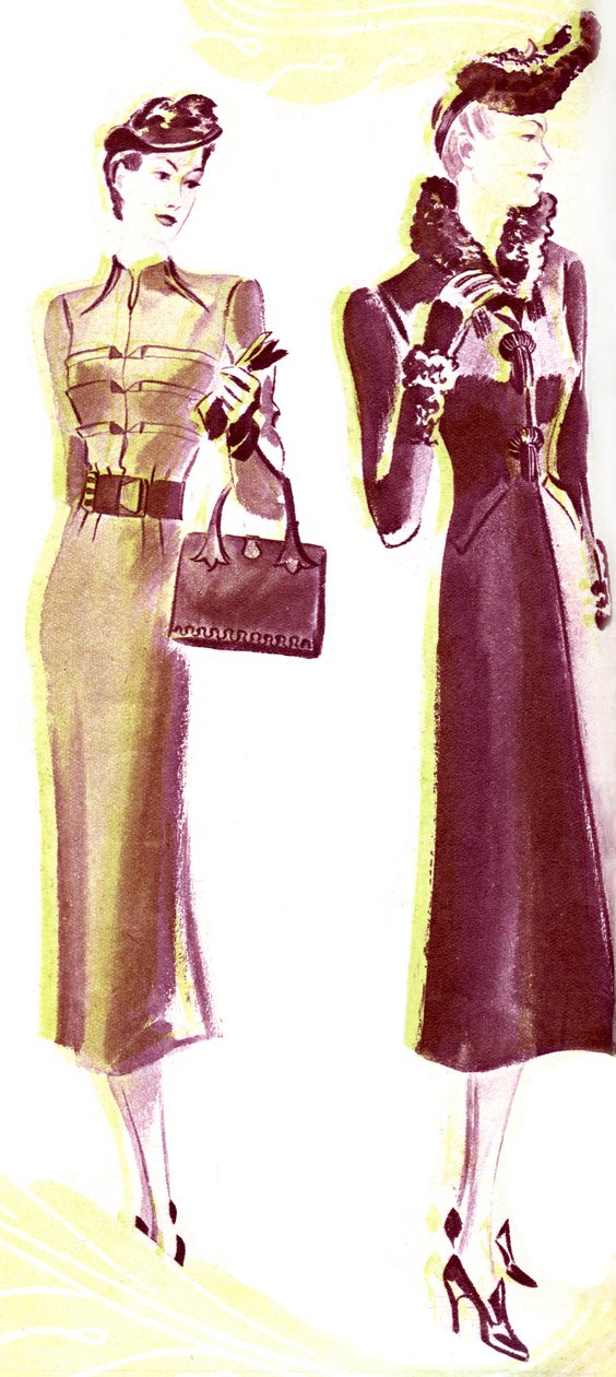 Elsa Schiaparelli tekening door Elsa Schiaparelli