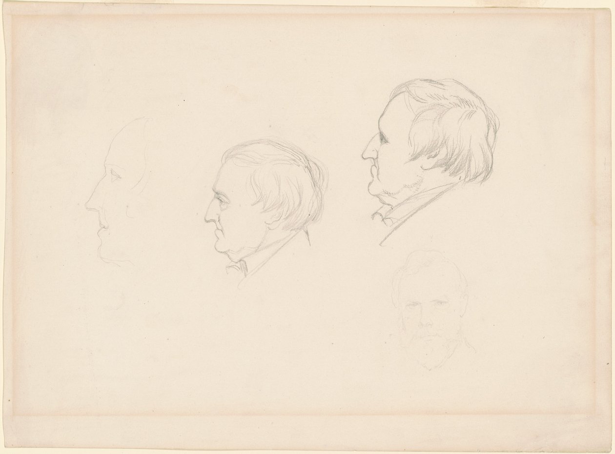 Studies van Mannen door Emanuel Gottlieb Leutze