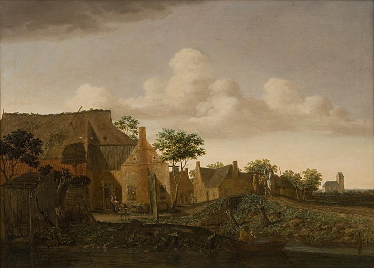 Nederlands Dorp door Emanuel Murant