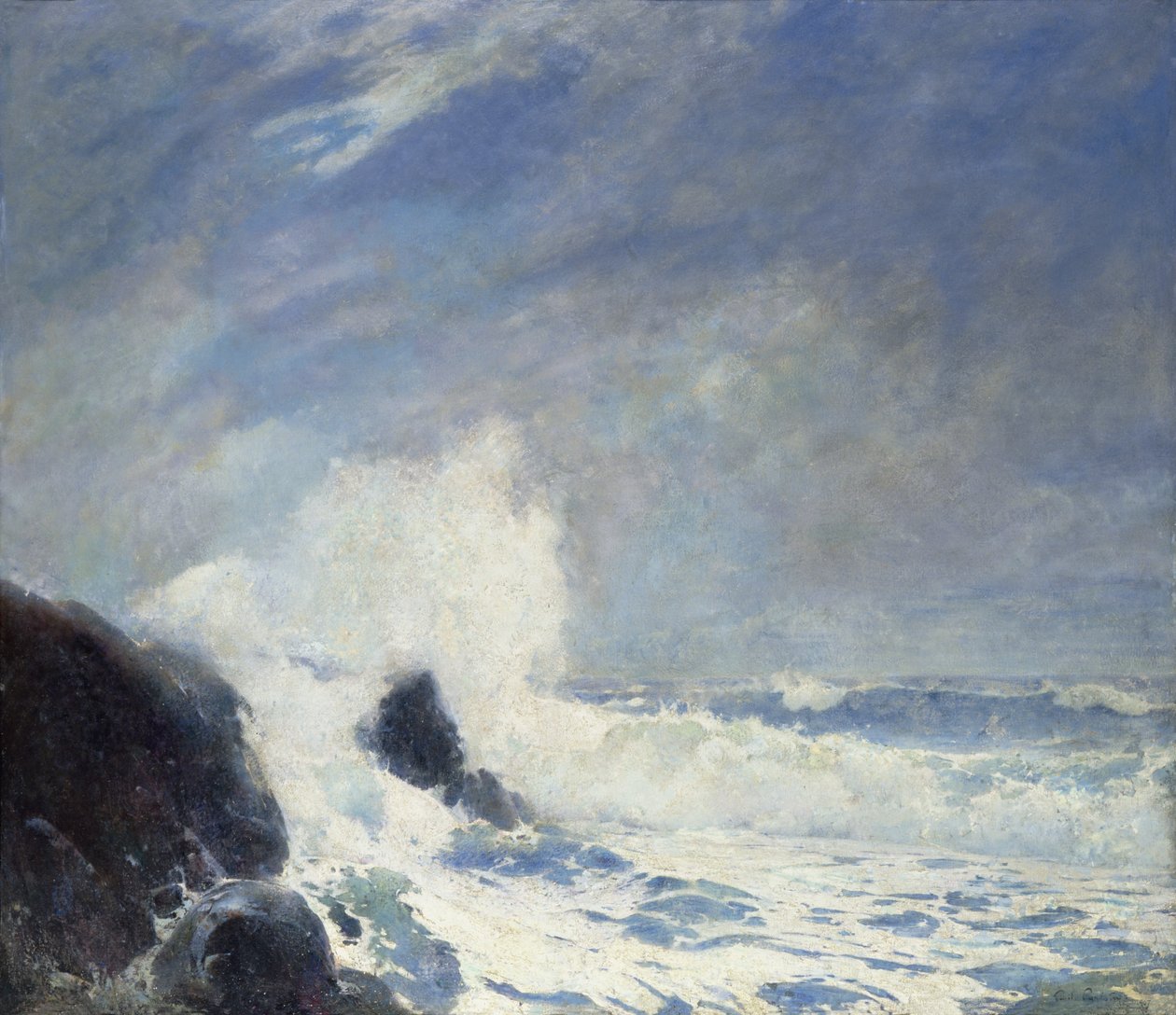 De branding door Emil Carlsen