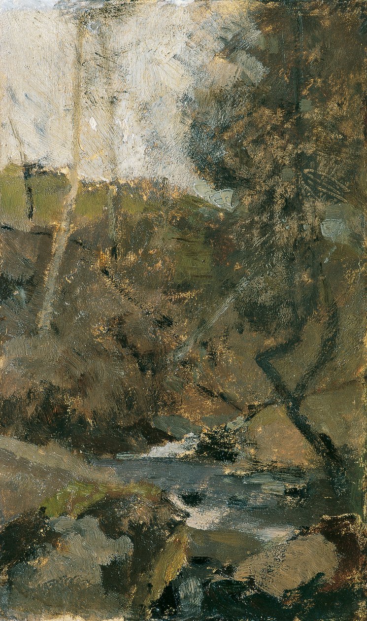 Beek in het Wienerwald door Emil Jakob Schindler