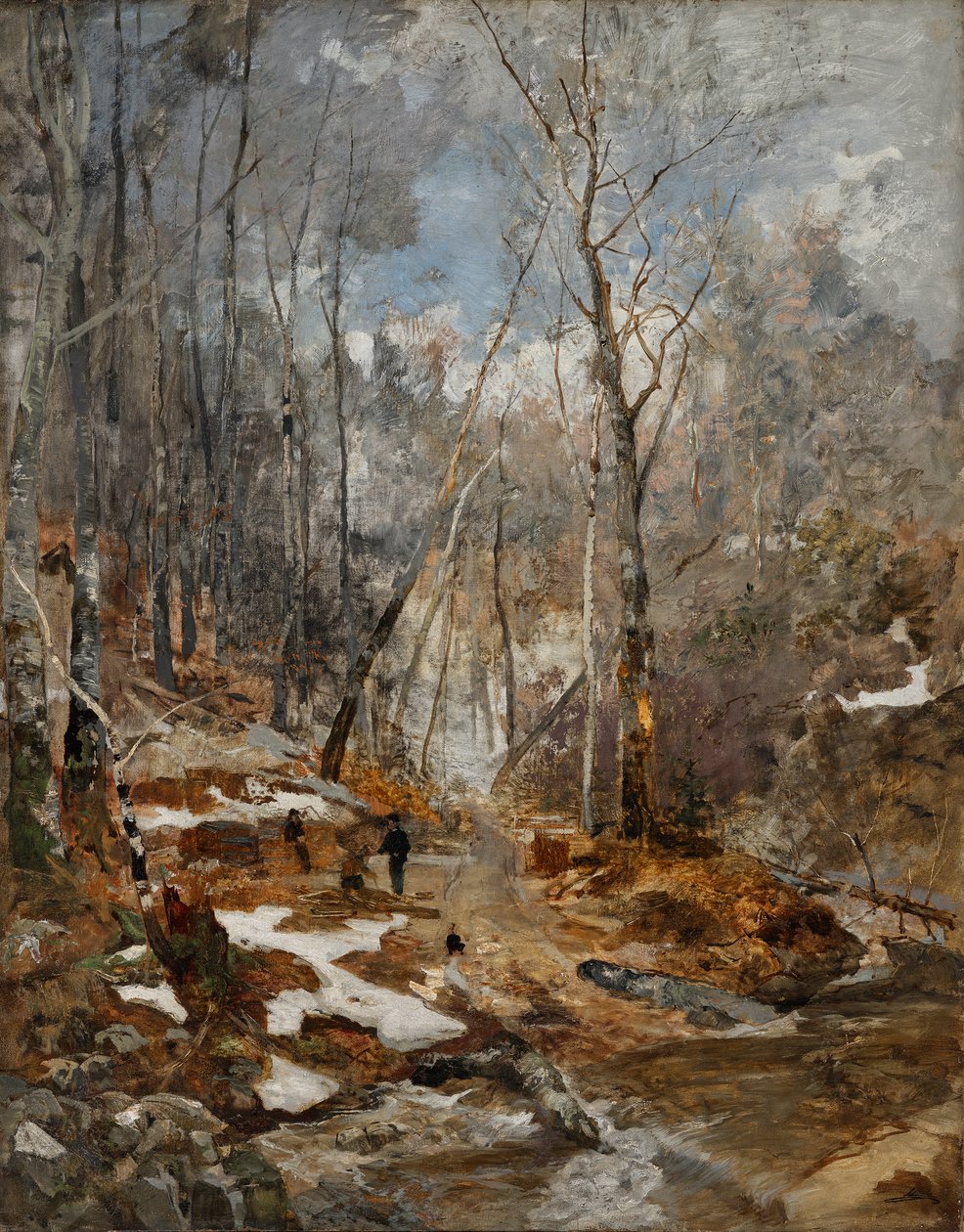 Februaristemming – Vroege lente in het Wienerwald door Emil Jakob Schindler