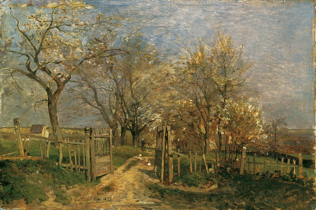 Lente in Hacking door Emil Jakob Schindler