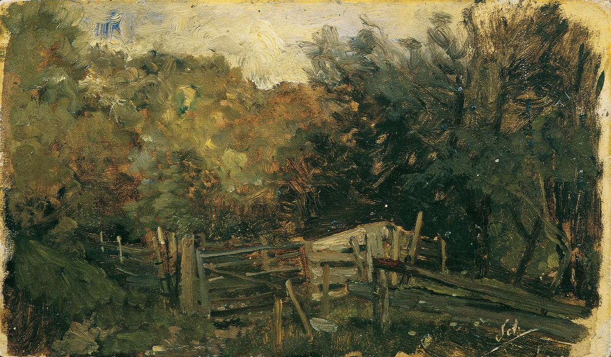 Natuurstudie uit Goisern door Emil Jakob Schindler