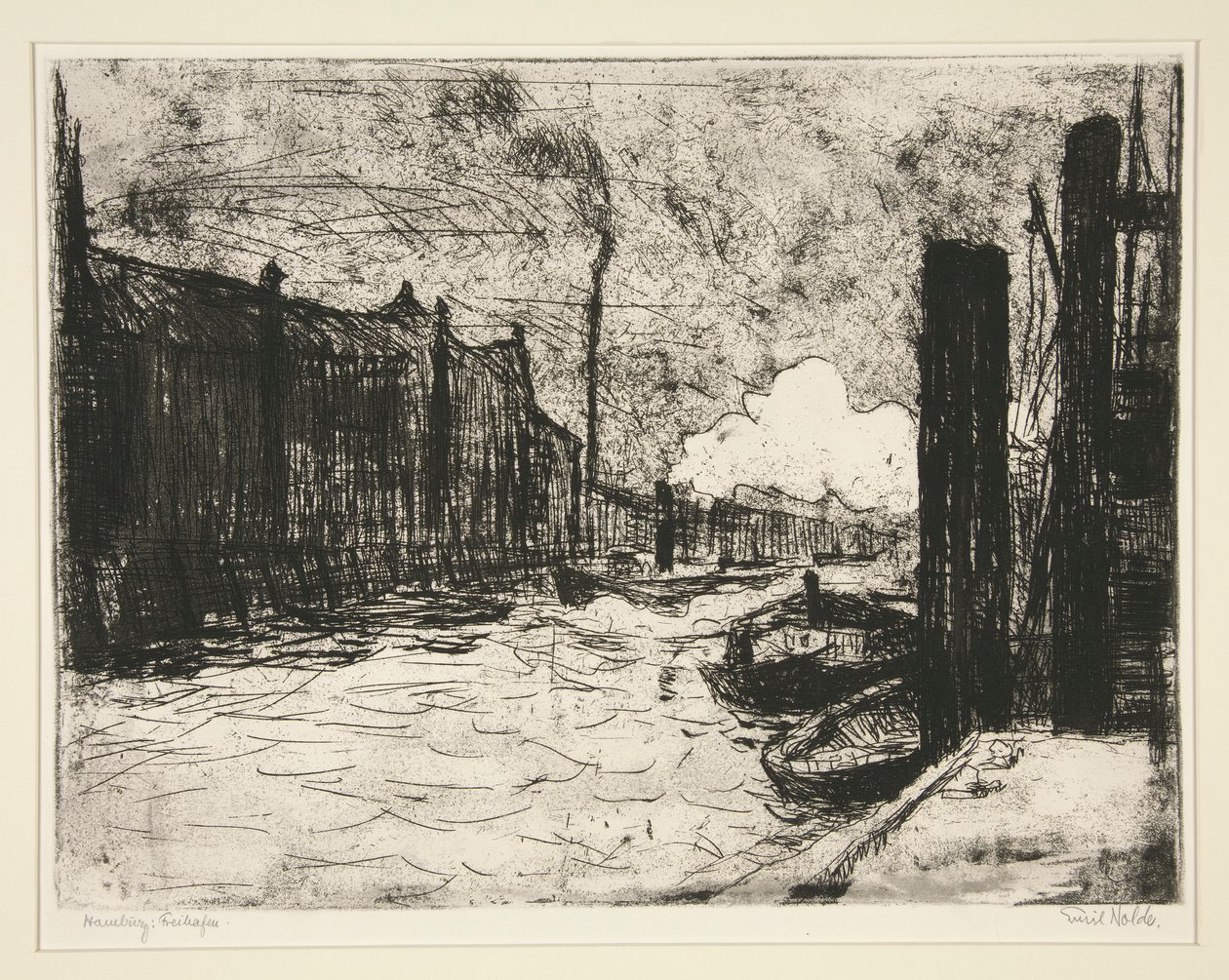 Hamburg, Vrije Haven door Emil Nolde