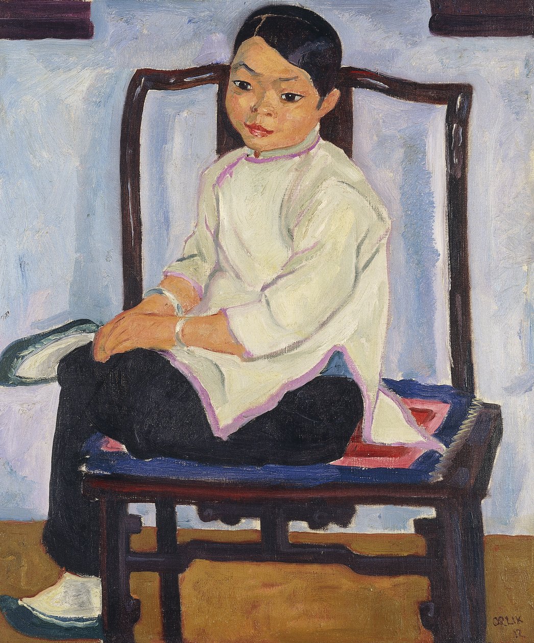 Chinees Meisje, 1912 door Emil Orlik