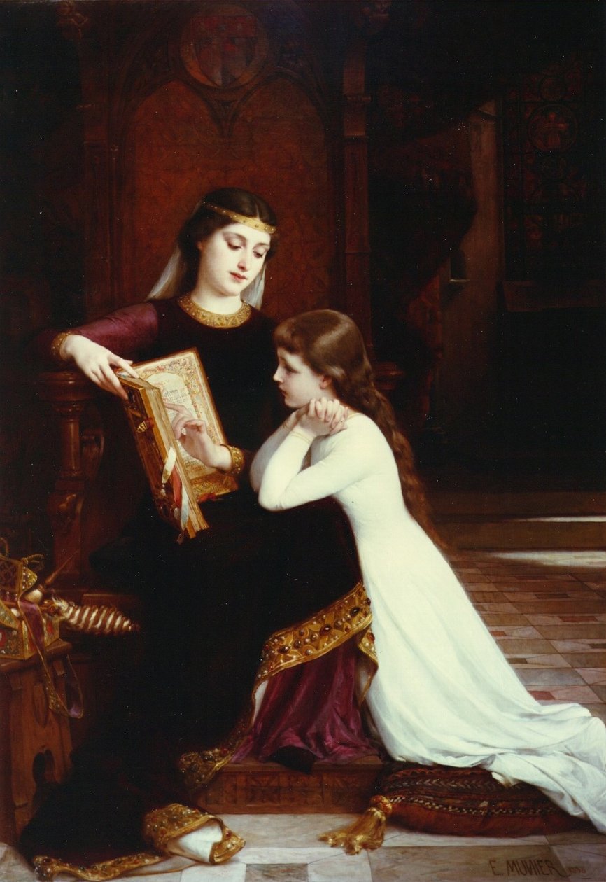 De leesles door Emile Munier