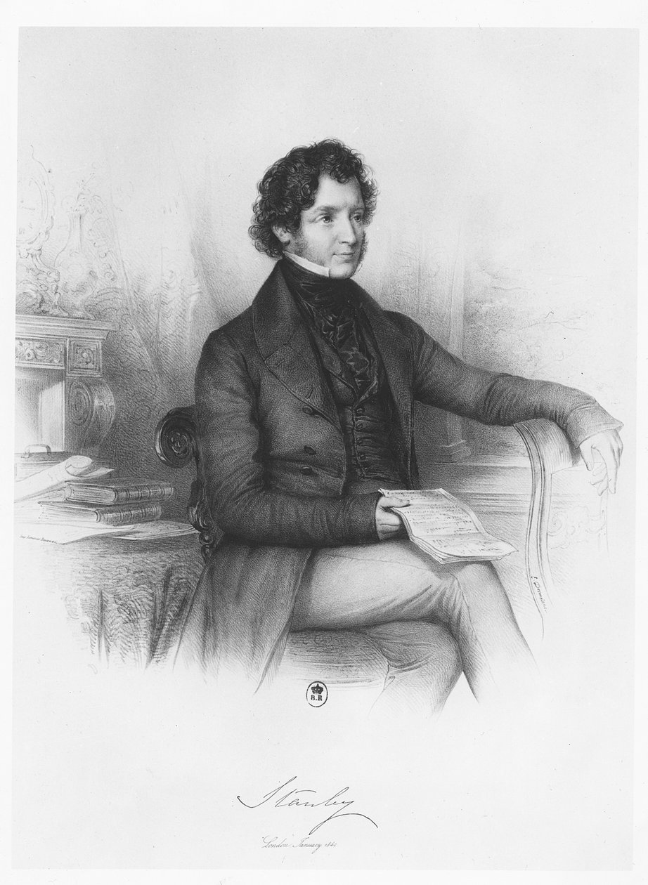 Edward Stanley door Emile Desmaisons