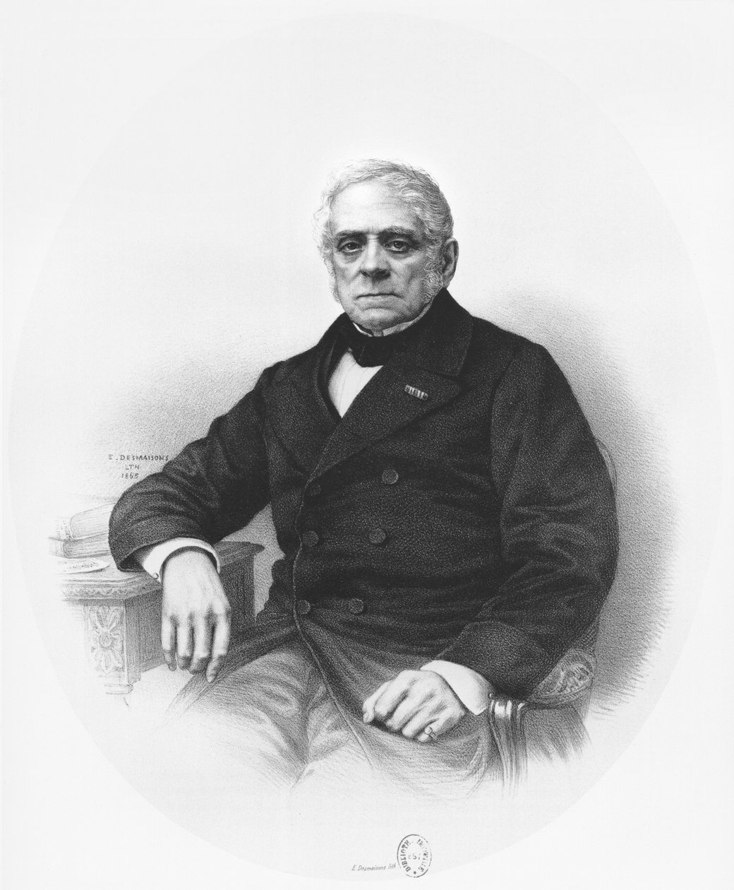Esprit Auber (1782-1871) 1865 door Emile Desmaisons