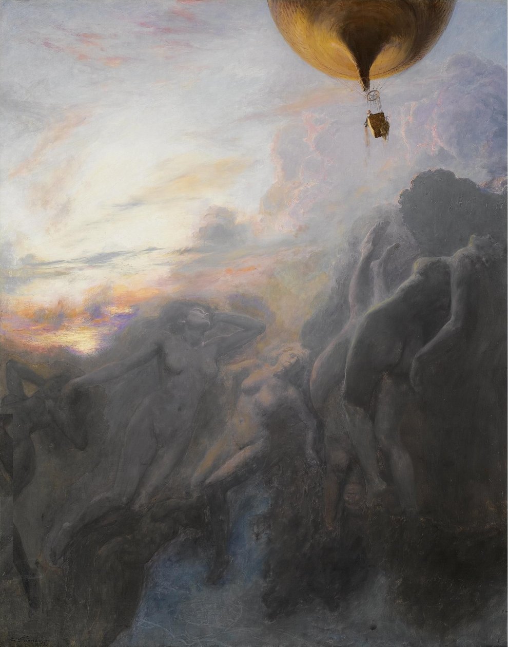 Reis naar het Oneindige door Emile Friant