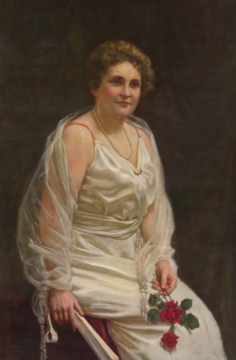 Edith Bolling Galt Wilson, 1924 door Emile Alexay