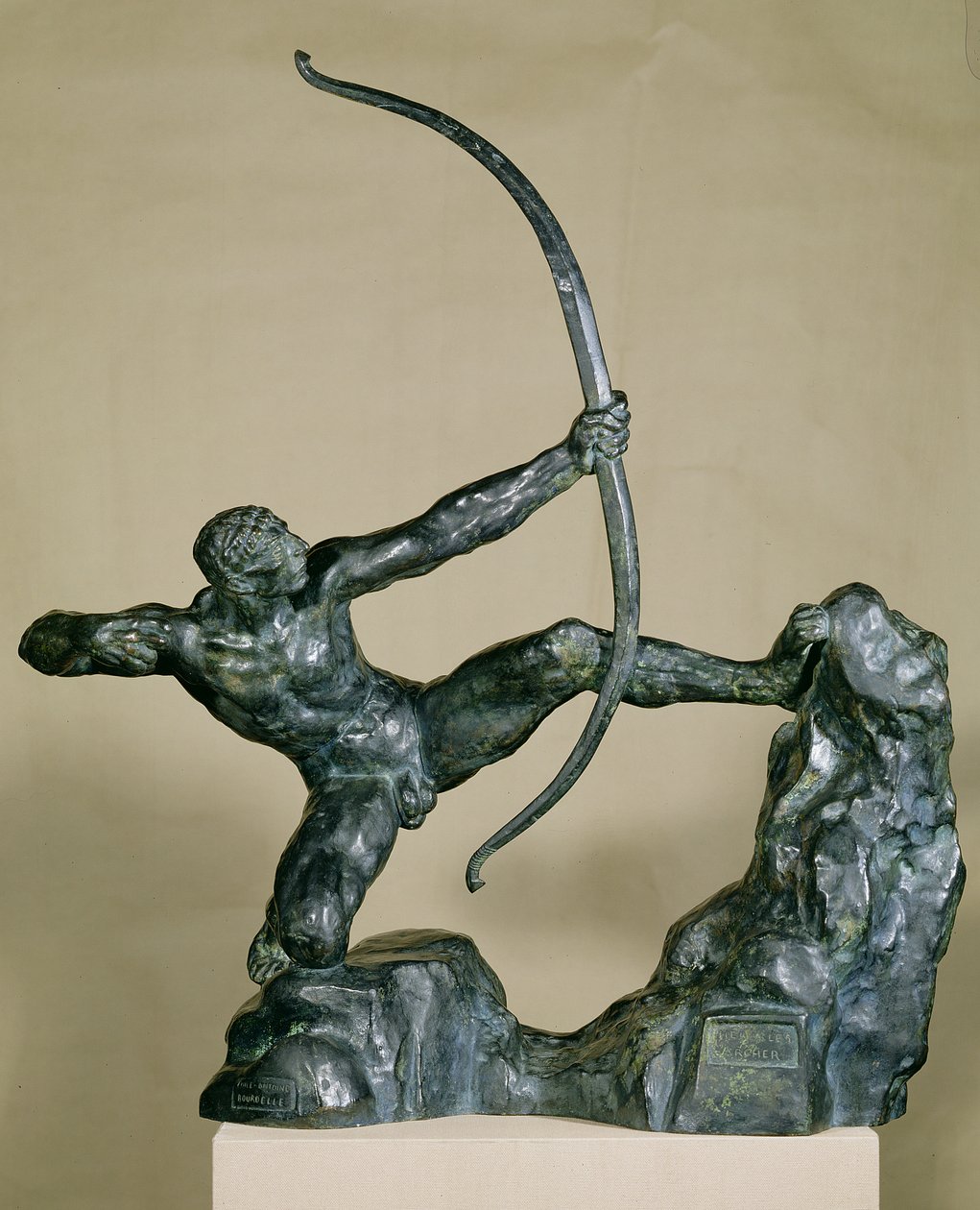 Herakles Boogschutter, 1909 door Emile Antoine Bourdelle