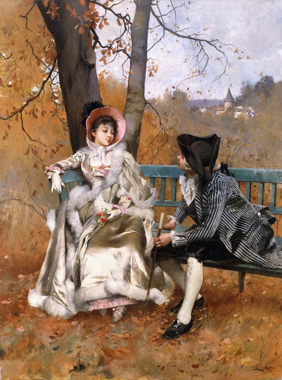 De Ontmoeting door Emile August Pinchart