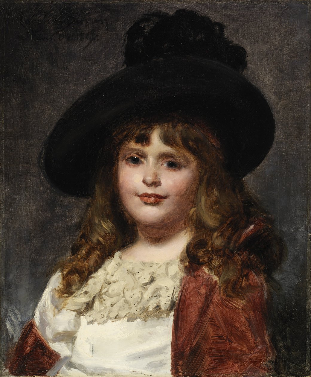 Laura op zeven door Emile Auguste Carolus Duran