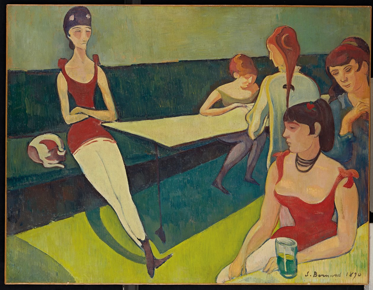 De salon, 1890-92 door Emile Bernard