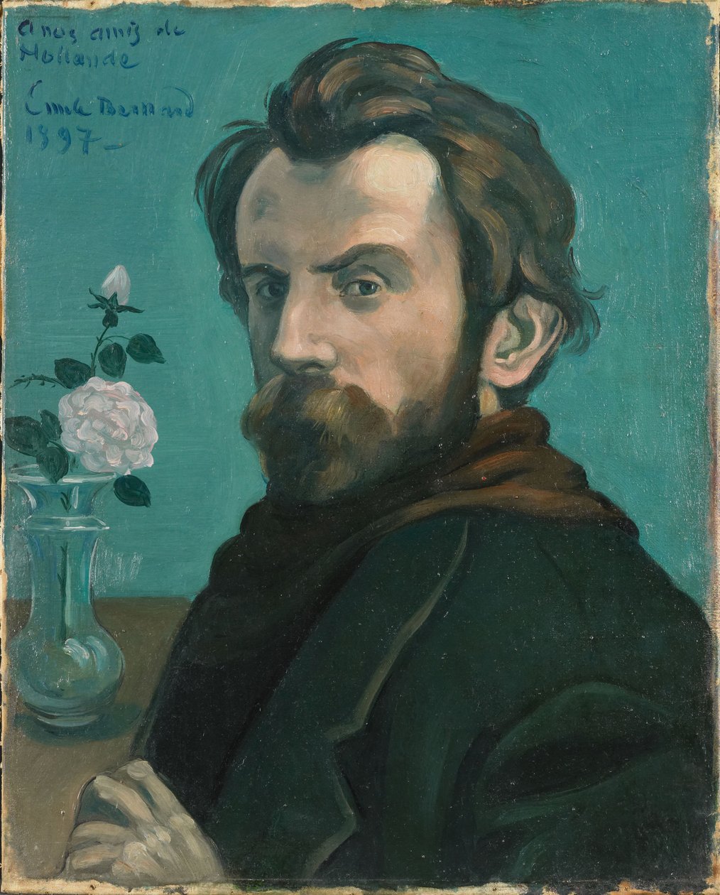 Zelfportret, 1897 door Emile Bernard