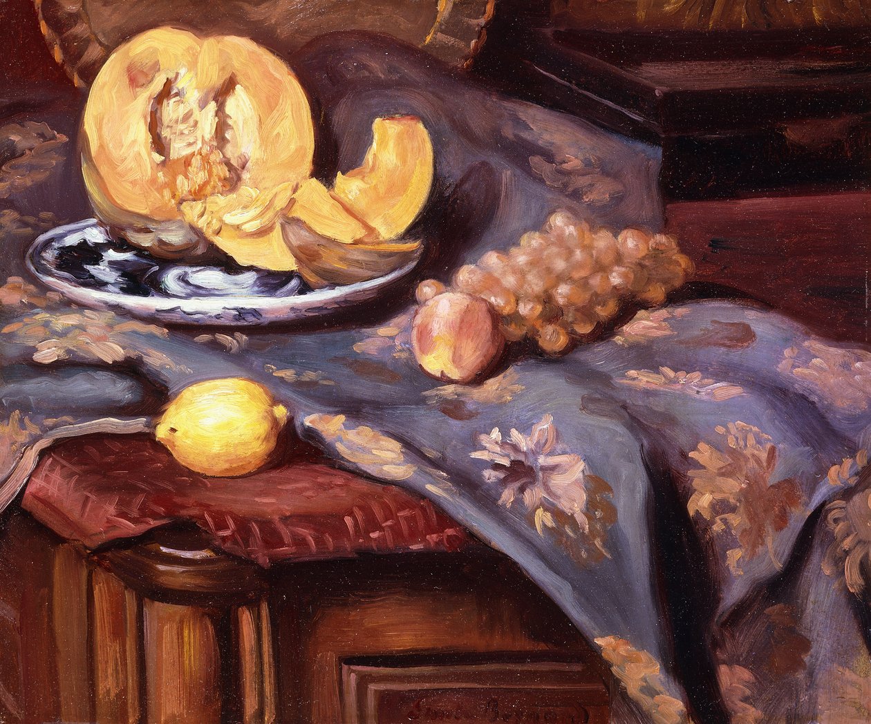 Stilleven; Nature Morte door Emile Bernard