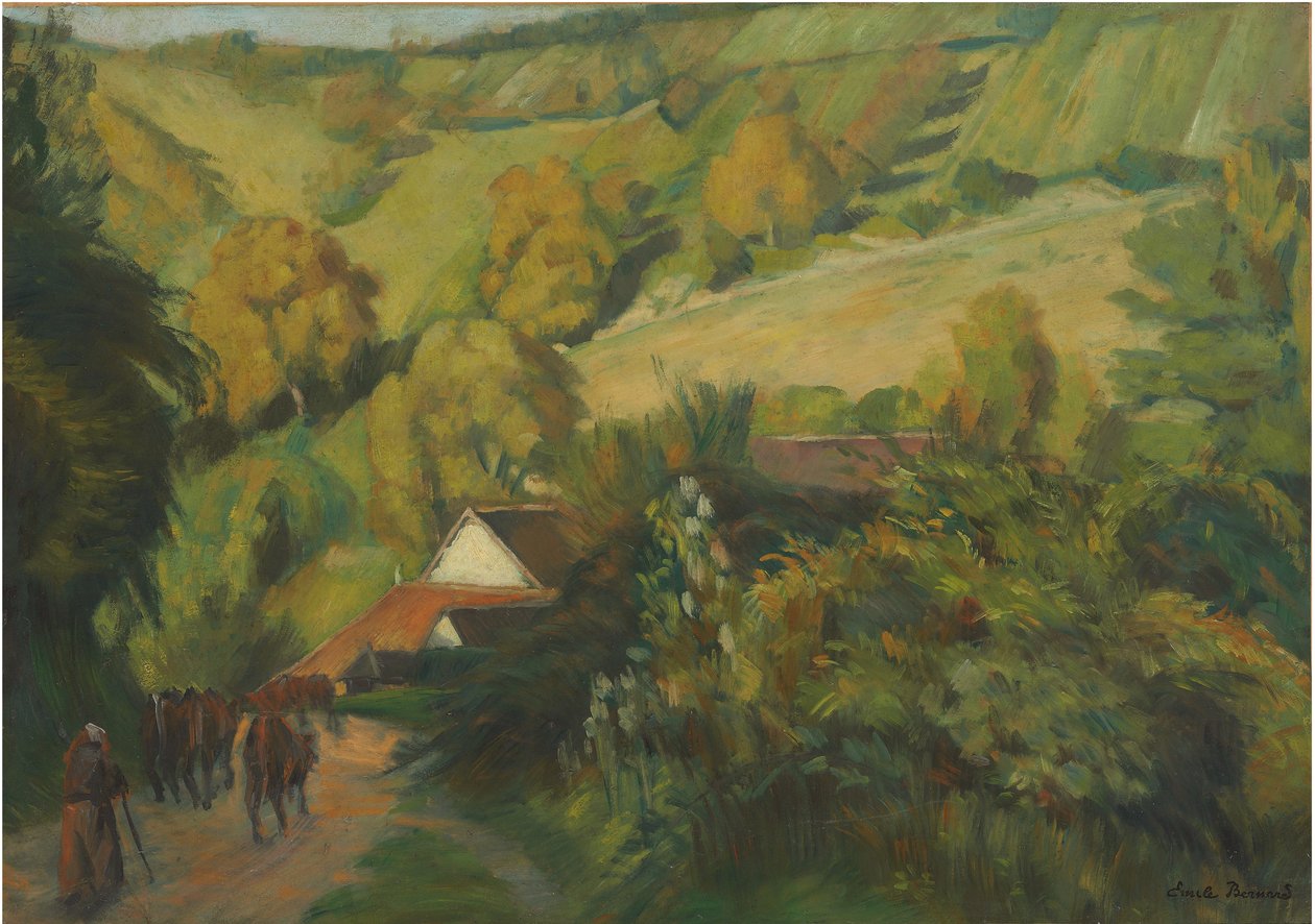 De afdaling naar Molosmes door Emile Bernard