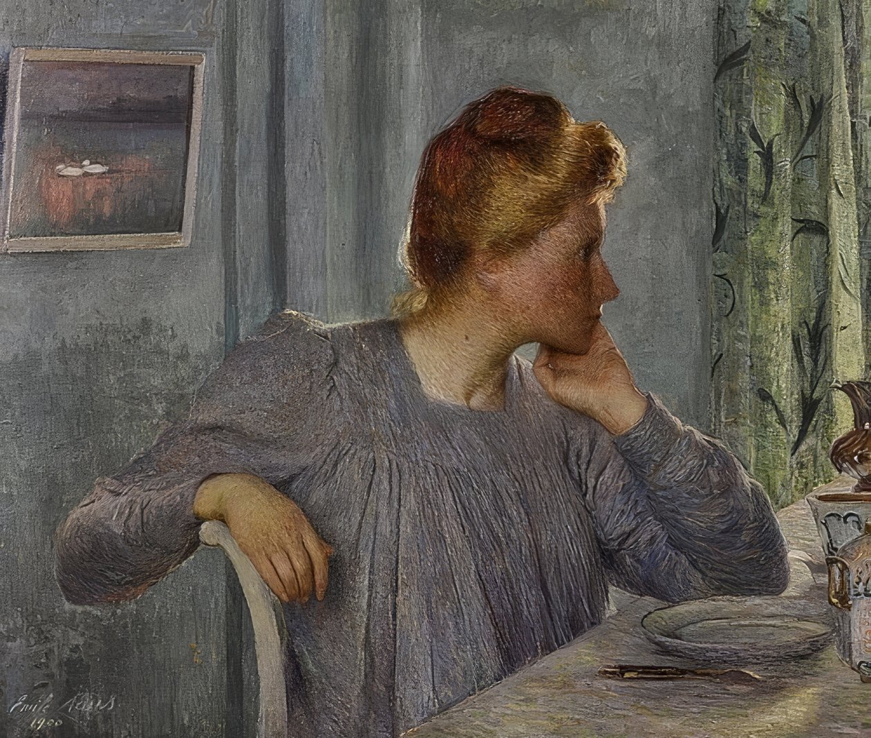 Vrouw. 1900 door Emile Claus