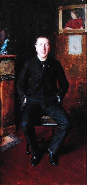Portret van Ernest Coquelin (1848-1909) 1889 door Emile Friant
