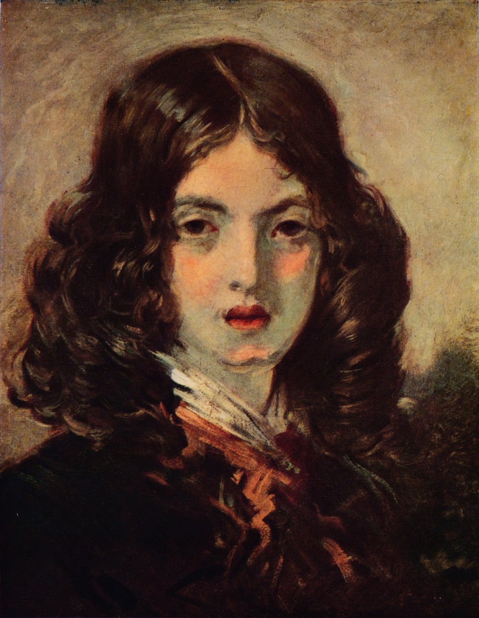 Petite Mendiante Rousse door Emile Isidore Deroy