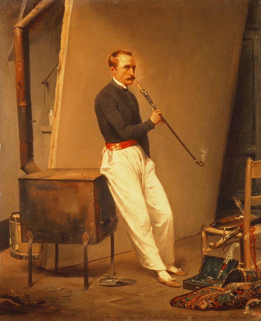 Zelfportret door Emile Jean Horace Vernet