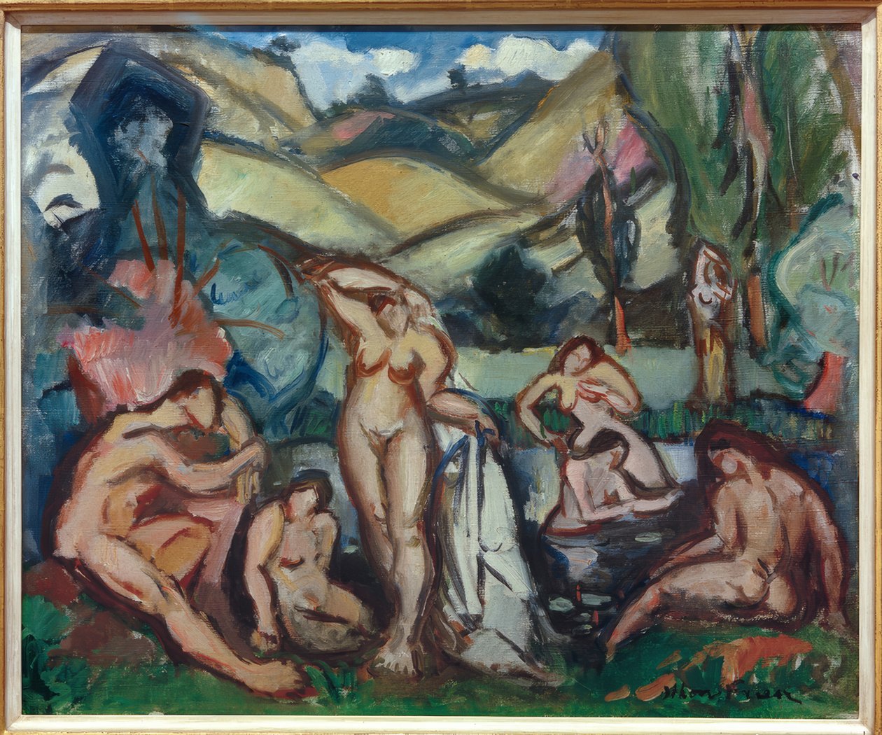 Baden Vrouwen door Emile Othon Friesz
