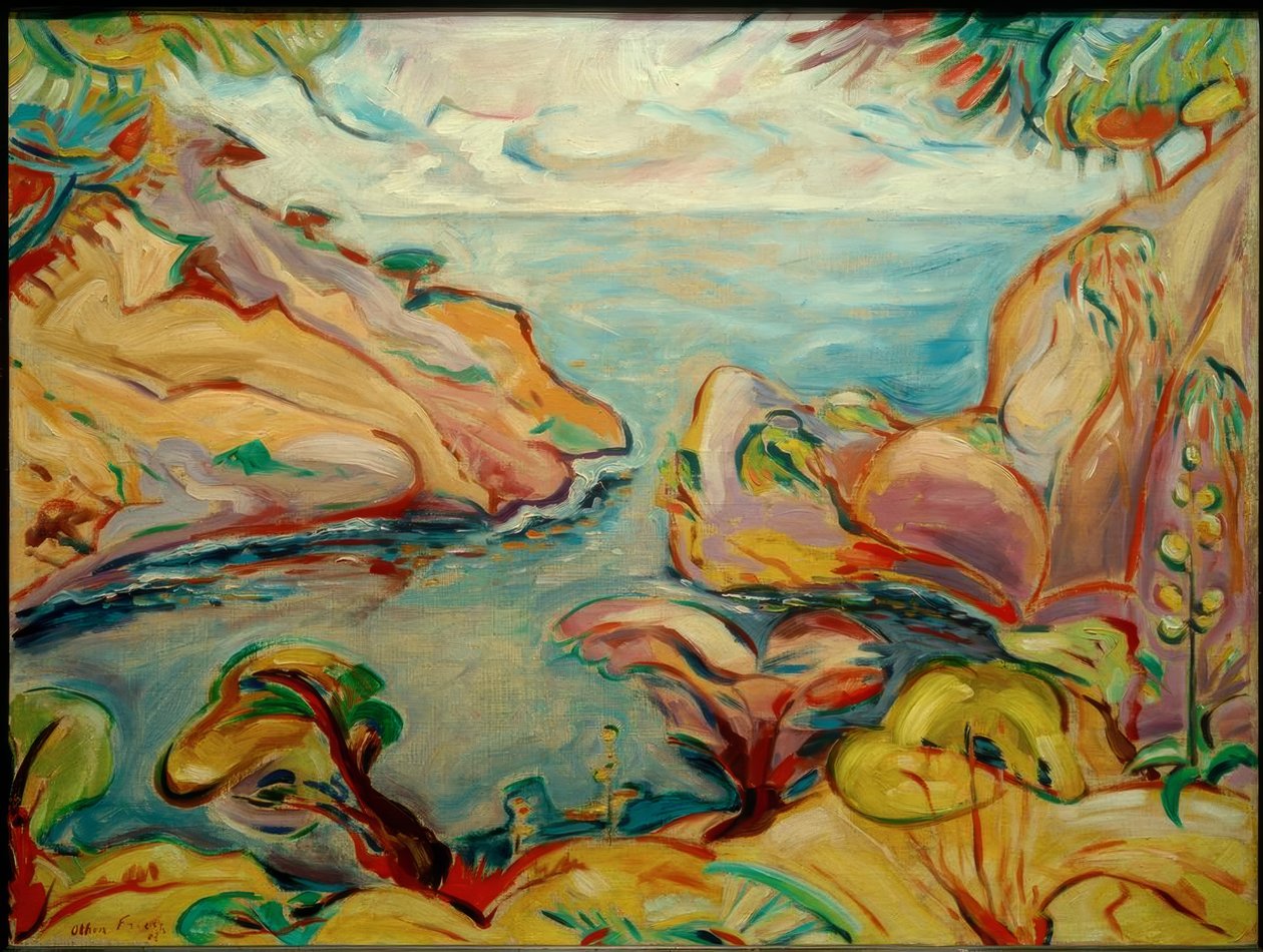 De Calanque du Mugel in La Ciotat door Emile Othon Friesz