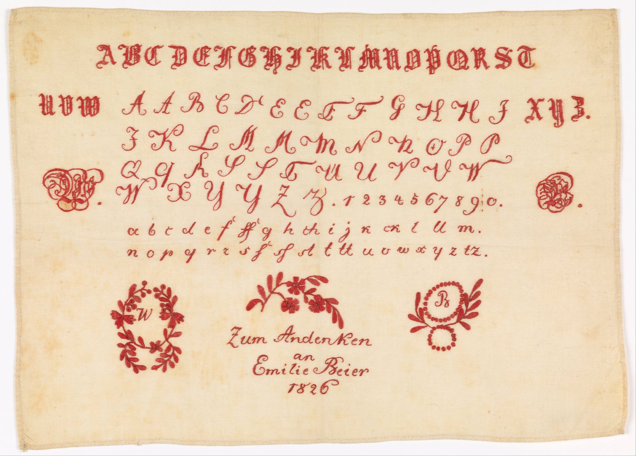 Sampler door Emilie Beier