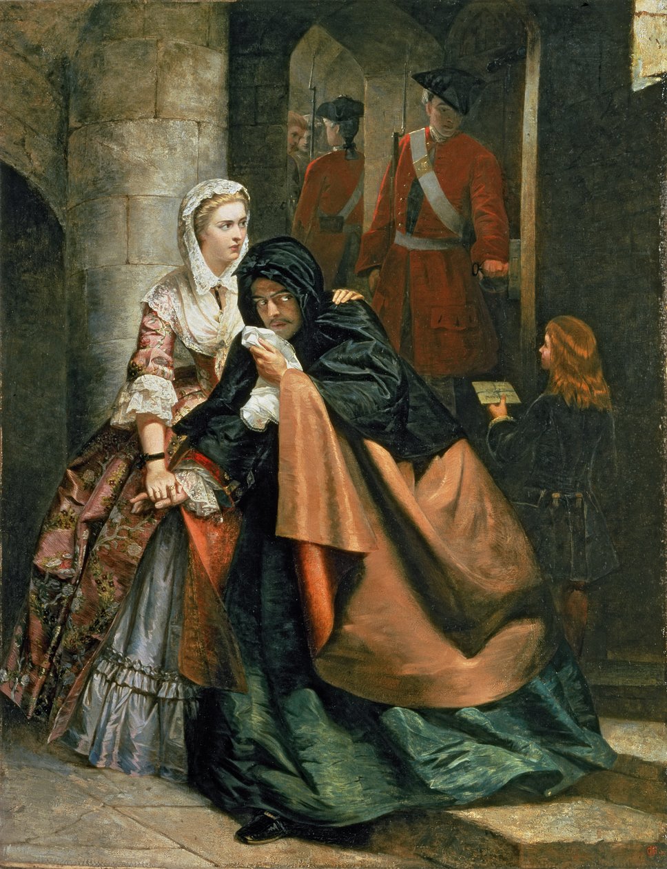 Lord Nithsdale, ontsnapping uit de toren door Emily Mary Osborn