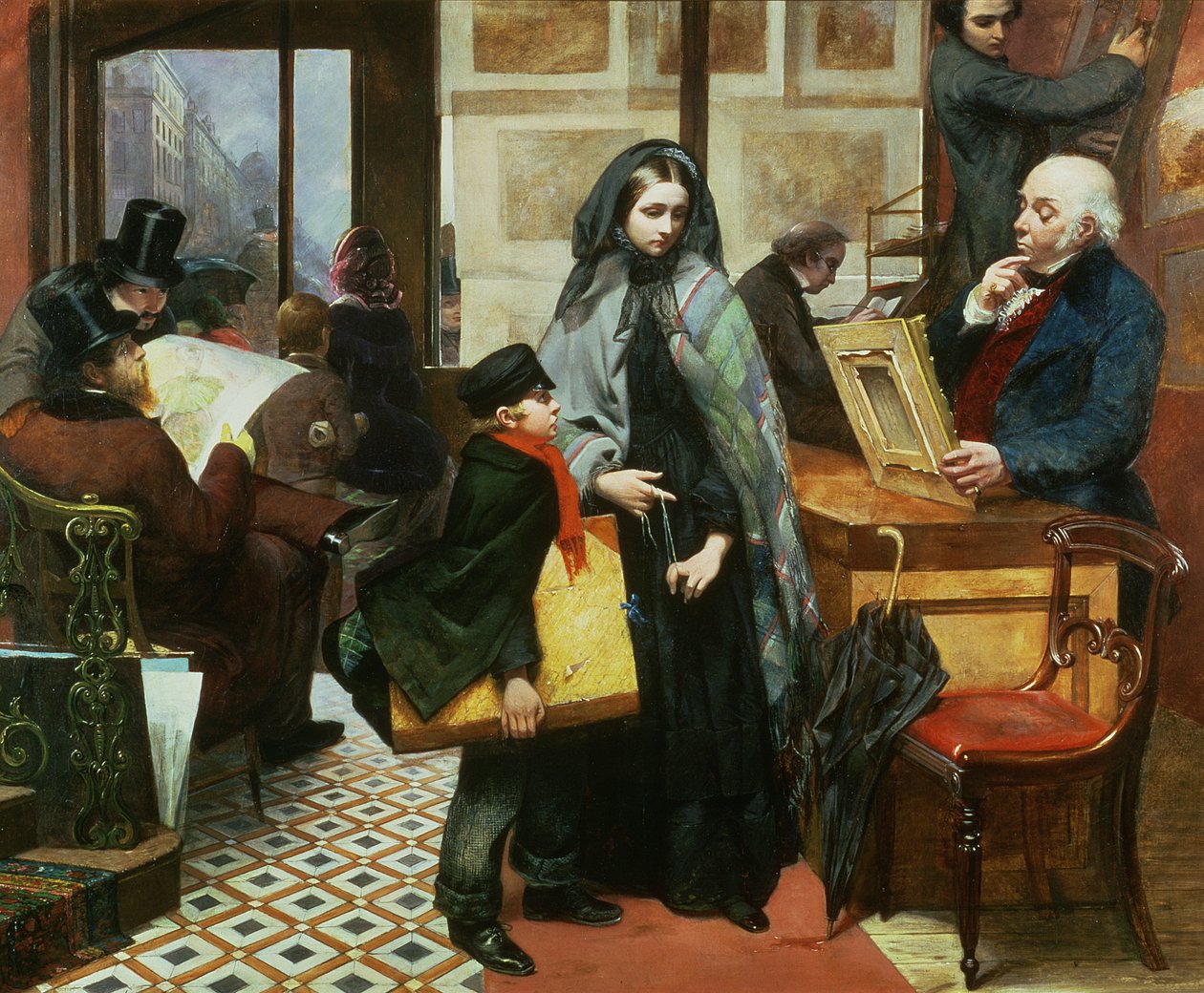 Naamloos en vriendloos, 1857 door Emily Mary Osborn