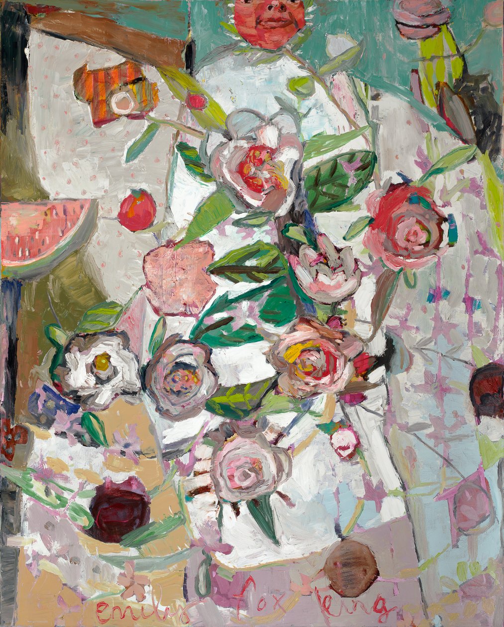 Niet verloren, 2021 (olieverf op doek) door Emily Fox King