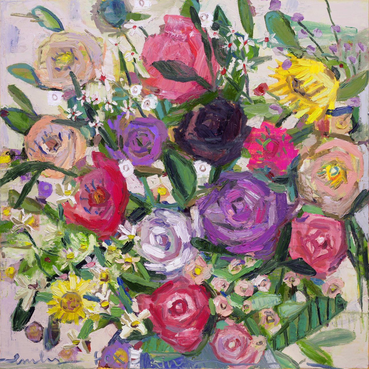 Herinnering, 2023 (olieverf op doek) door Emily Fox King