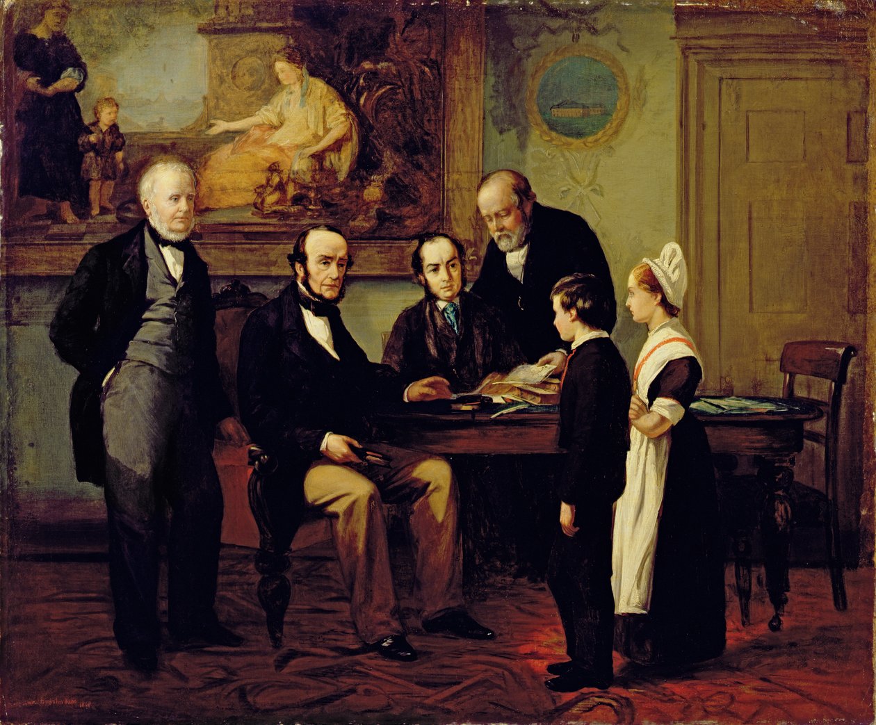 Afscheid nemen, 1868 door Emma Brownlow