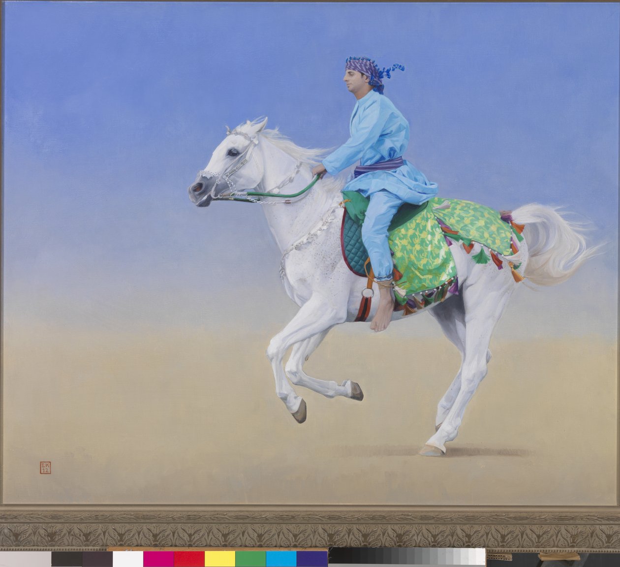 Omaanse ruiter, 2012 door Emma Kennaway