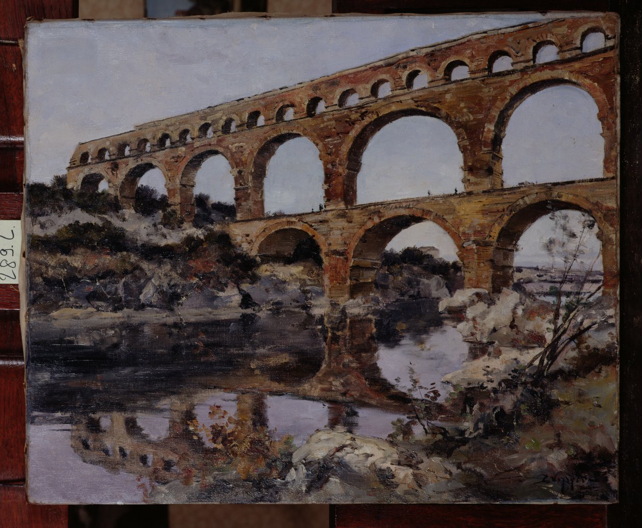 Pont du Gard, 1890 door Emmanuel Lansyer
