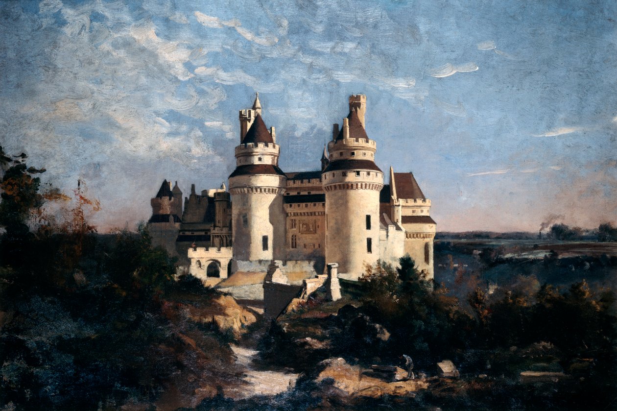Pierrefonds, 1868 door Emmanuel Lansyer