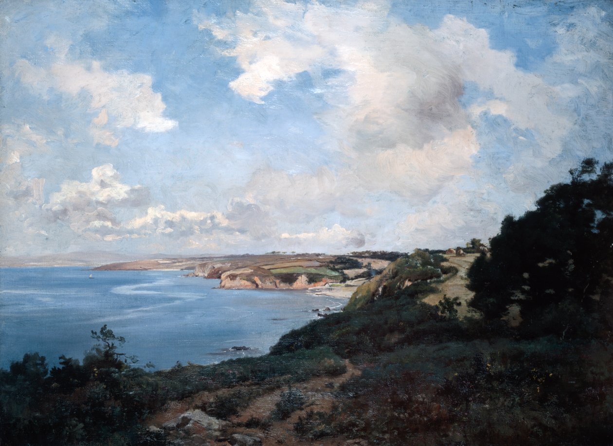 De avond, 1872 door Emmanuel Lansyer