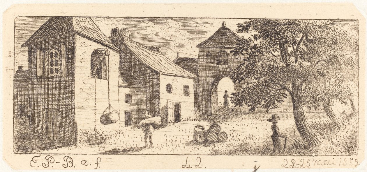 De Boerderij door Emmanuel Phélippes Beaulieu