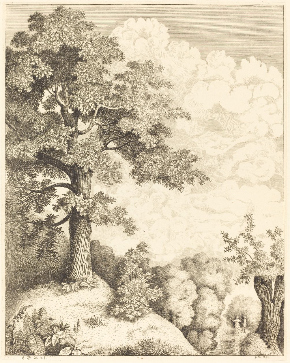 Uitzicht op Santron door Emmanuel Phélippes Beaulieu