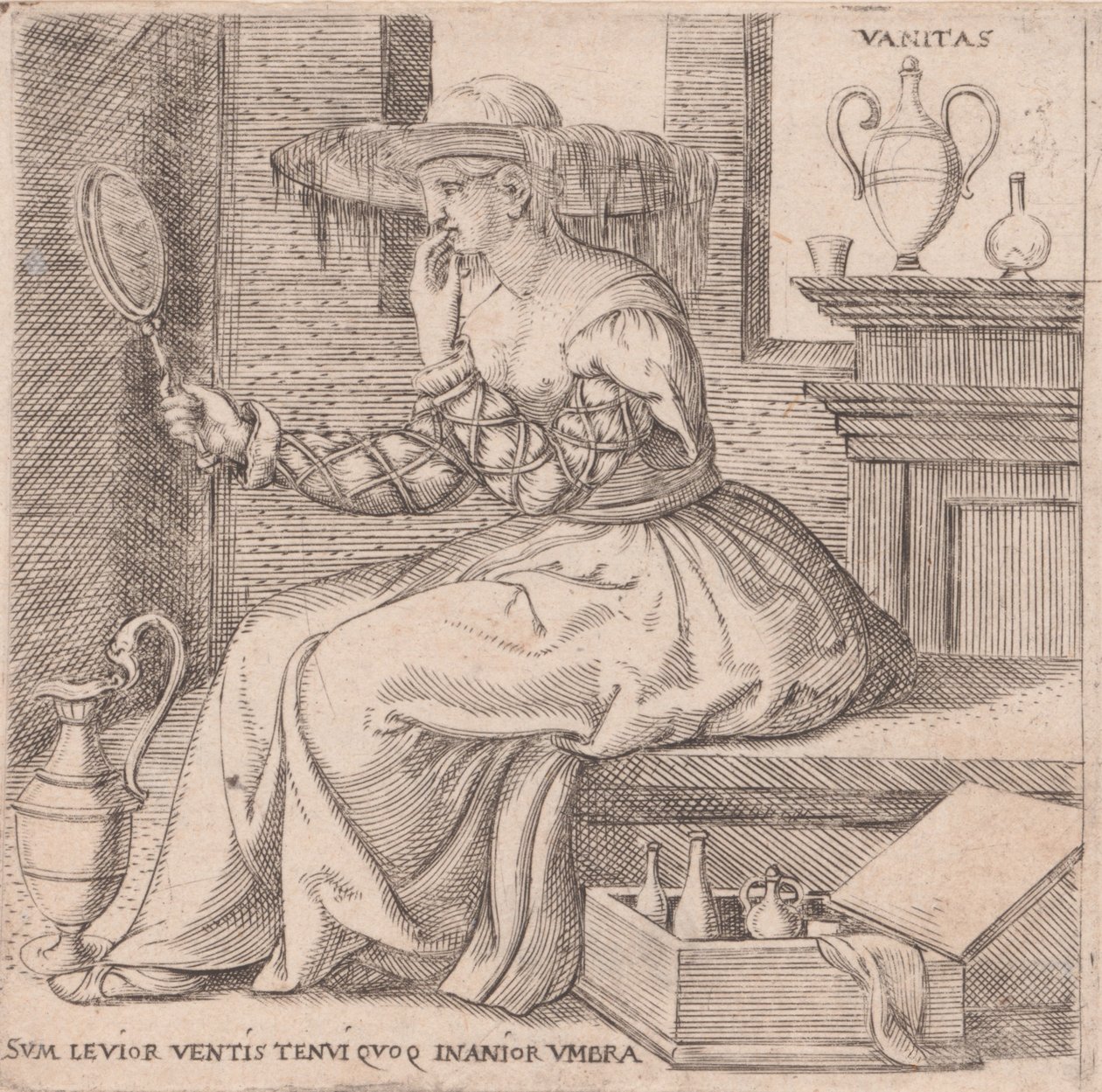 IJdelheid, 1545-50 door Enea Vico