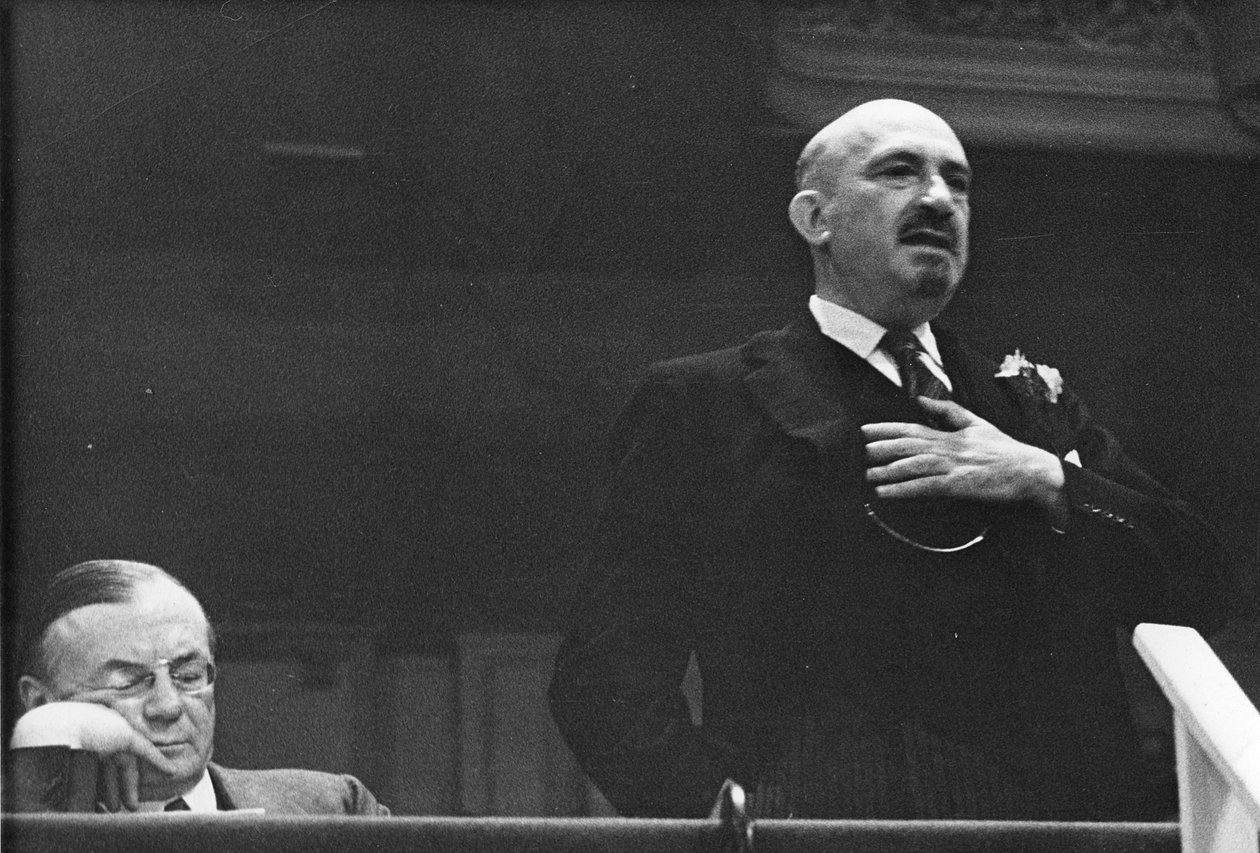 Dr. Chaim Weizmann in Londen, ca. 1938 door English Photographer