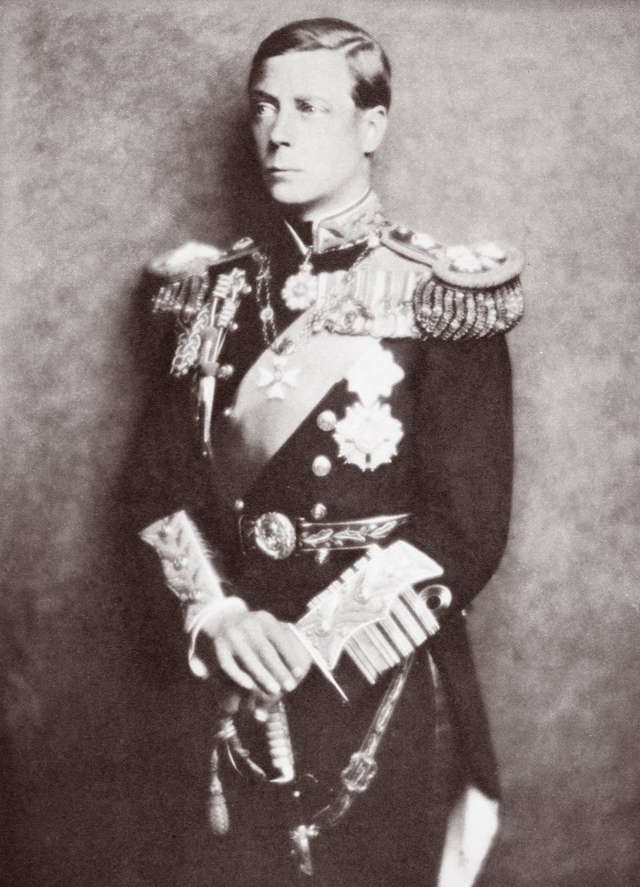 Edward VIII bij zijn troonsbestijging, 1936 door English Photographer