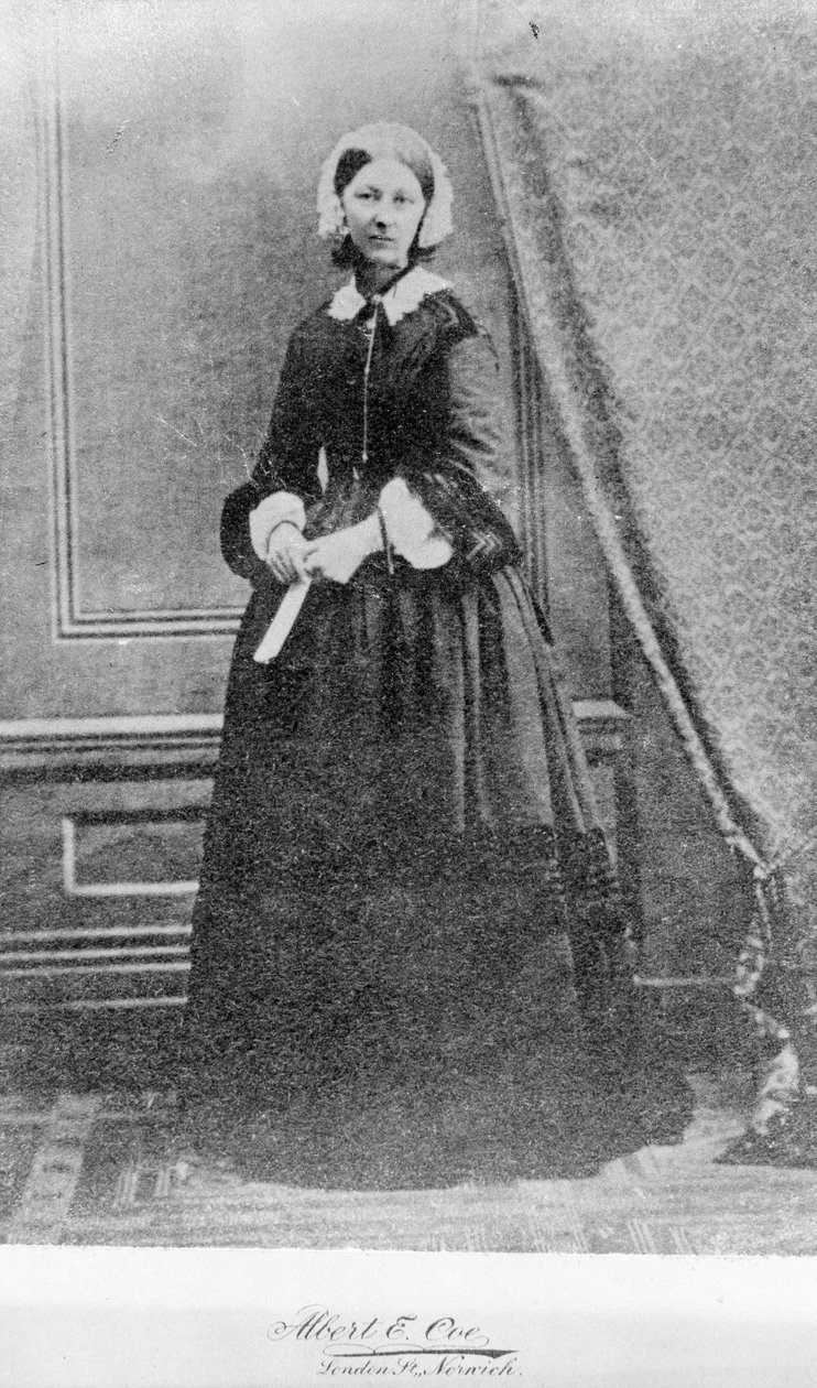 Florence Nightingale, 1856 door English Photographer