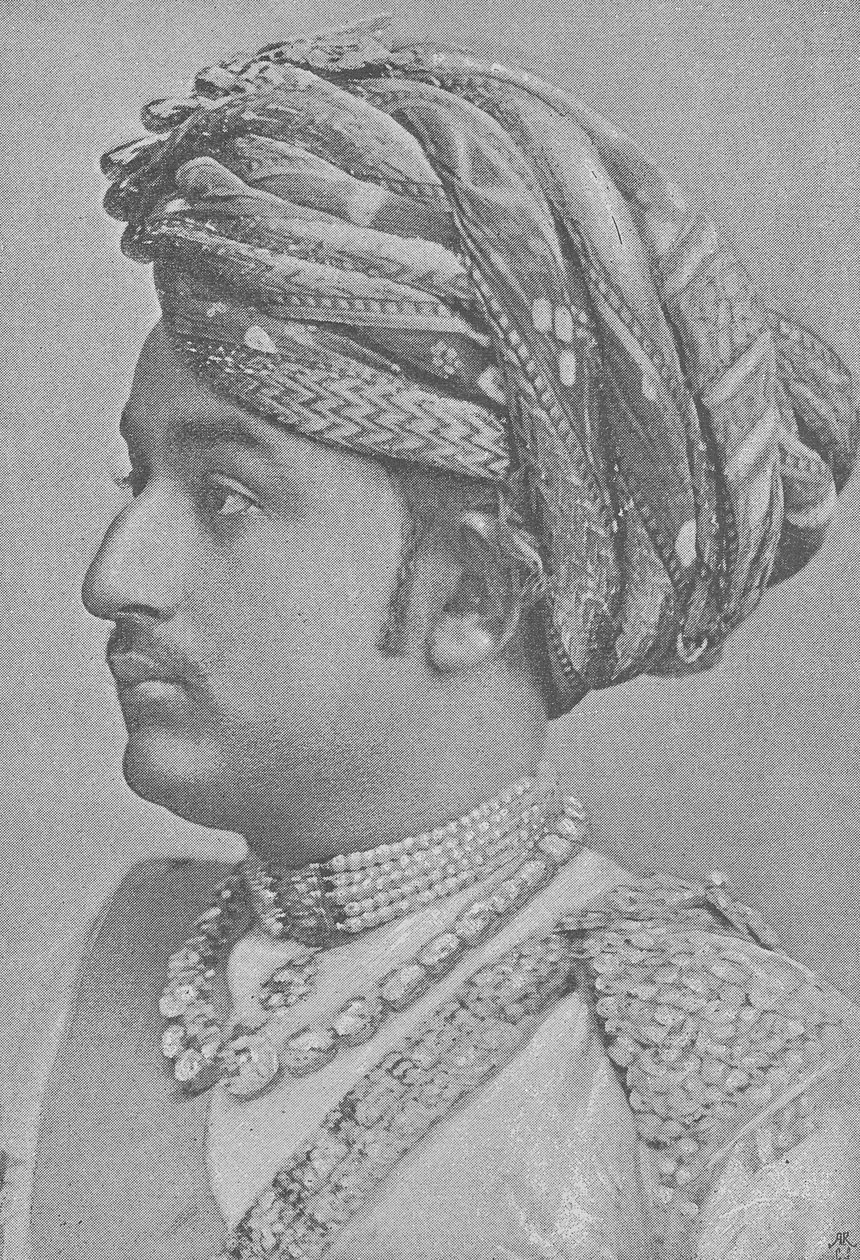 Khengarji III, Maharao van Cutch door English Photographer