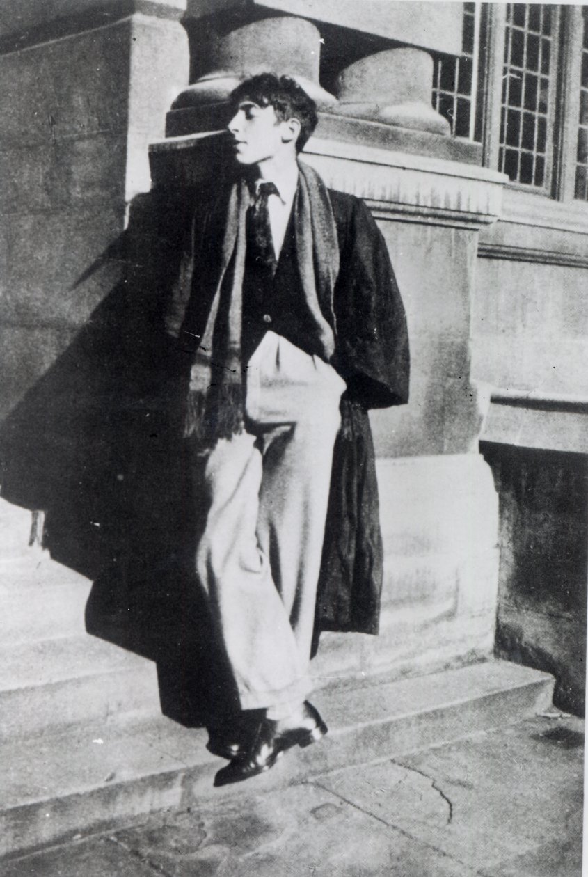 Louis MacNeice tijdens zijn tijd in Oxford, 1926-30 door English Photographer